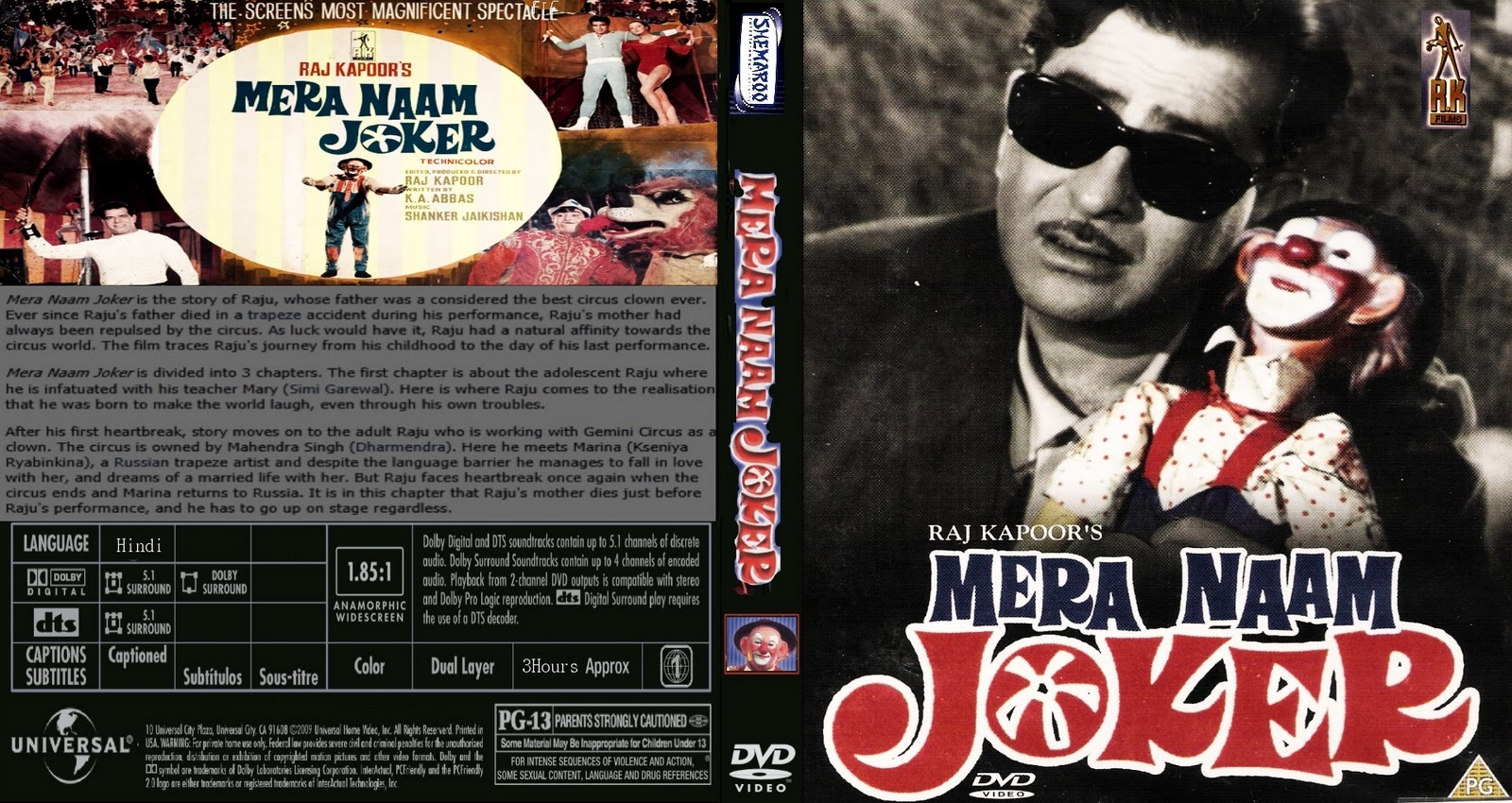 MERA NAAM JOKER (1.972) con MANOJ KUMAR + Jukebox + Vídeos Musicales + Sub. Español Mera+naam+Joker