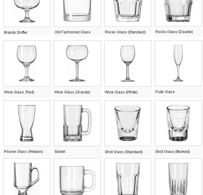 Jenis Gelas Di Bar LIFE 17 jenisjenis gelas