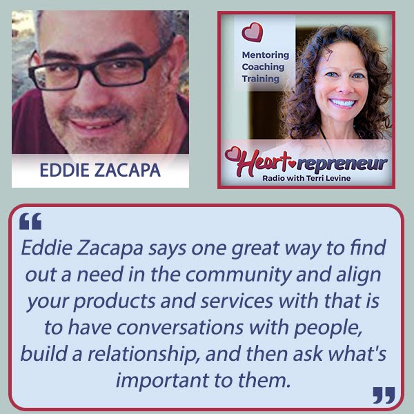 Listen to Eddie's Interview on Heartrepreneur Radio