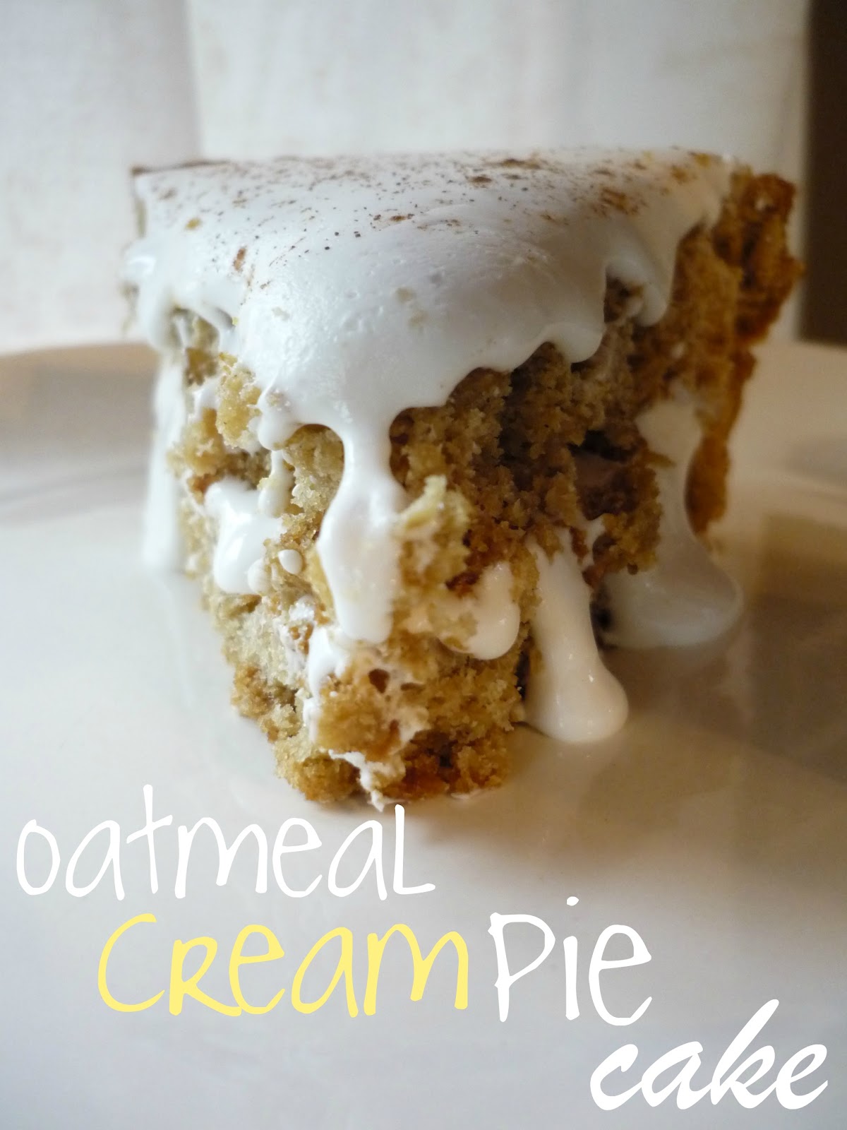 My Kitchen, My Love Oatmeal Cream Pie Cake!