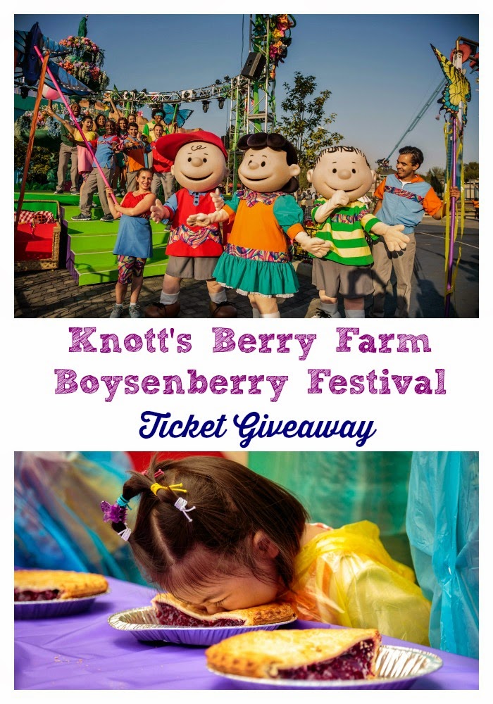 Knott’s Berry Farm’s Boysenberry Festival + Ticket Giveaway Any Tots