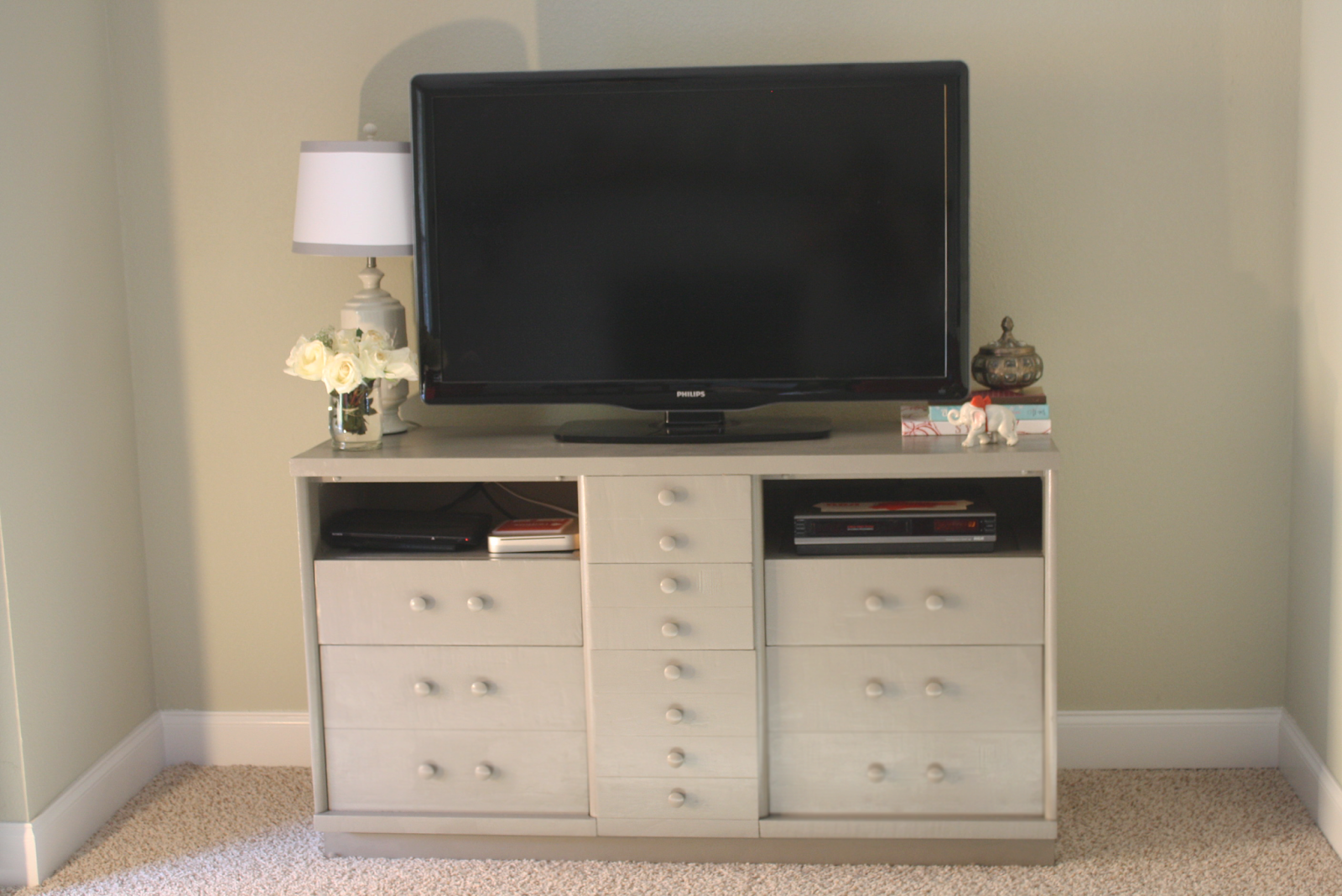 A Homemade Nest DIY dresser turned TV stand