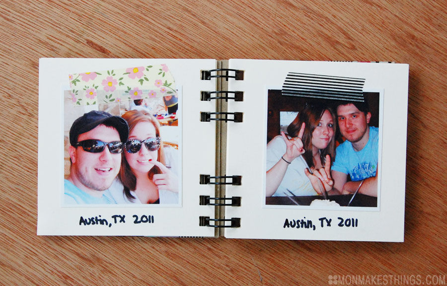 mon makes things Washi Tape Mini Album