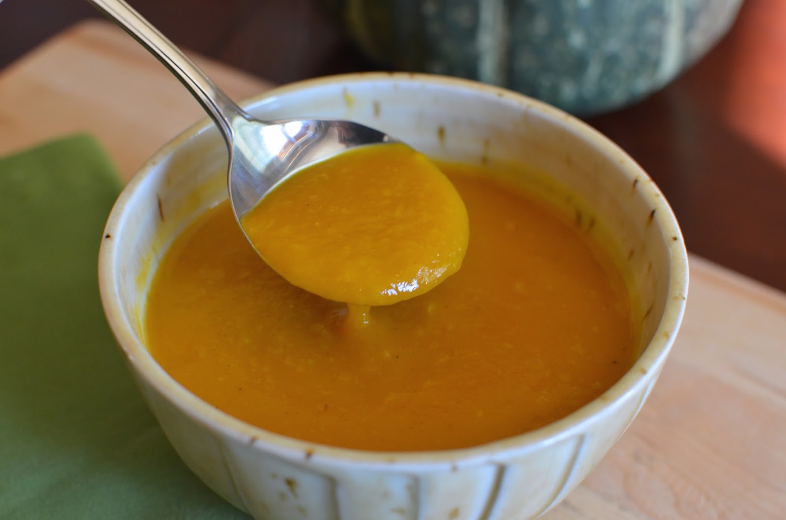 Playing with Flour Roasted kabocha squash soup