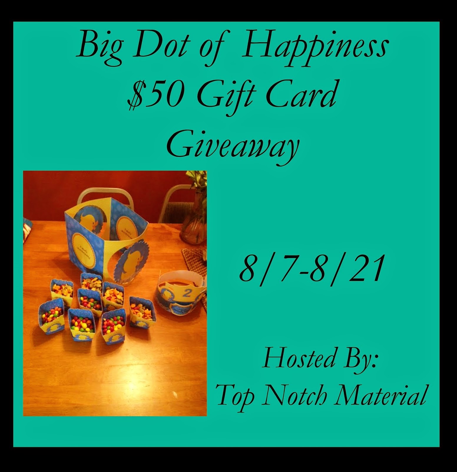 Big Dot of Happiness Giveaway Big Dot of Happiness Giveaway