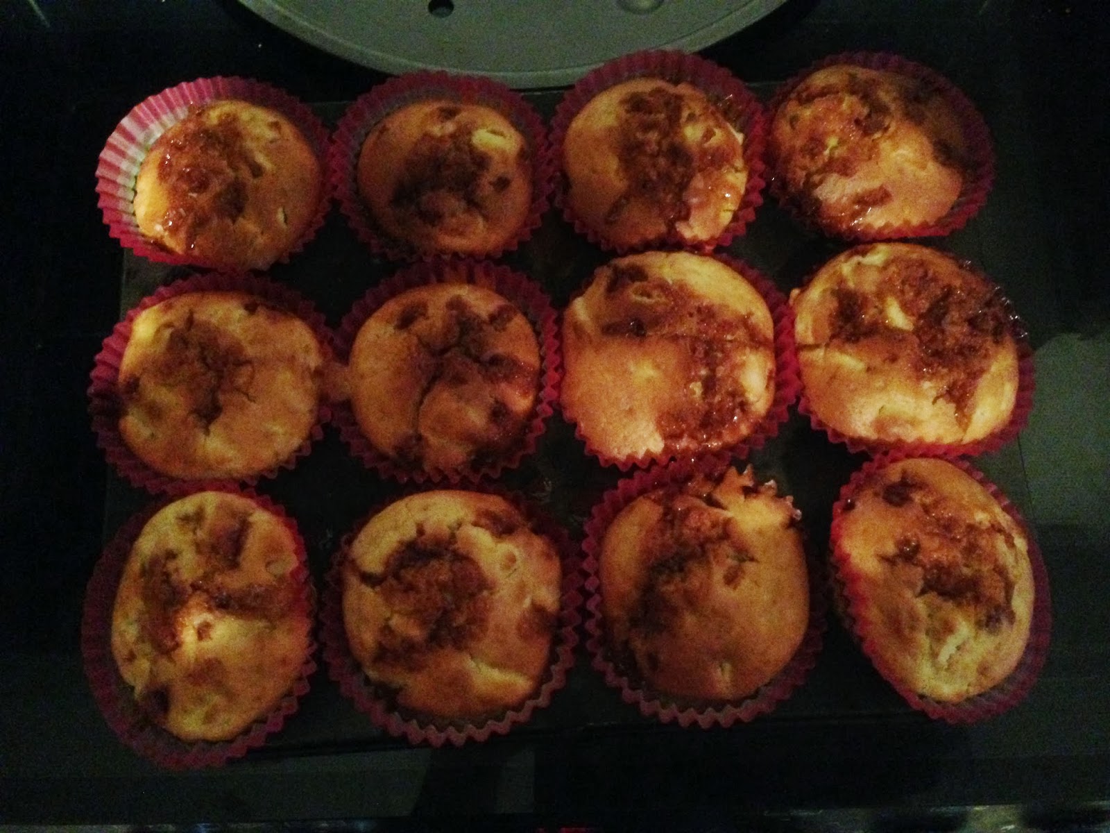 Toffee Apple Muffins chelseamamma.co.uk