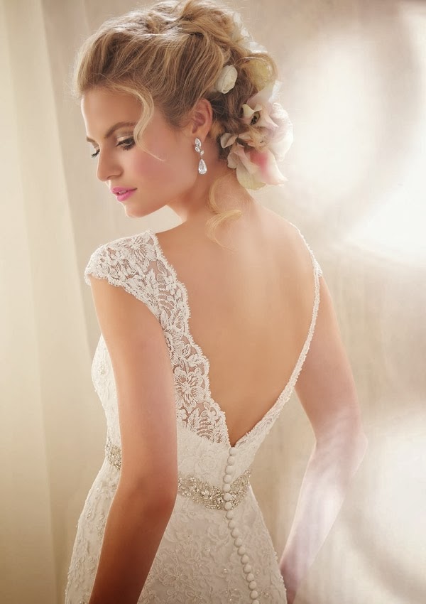 Lace Back Wedding Dresses - Part 1 - Belle the Magazine . The