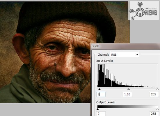 image adjustment level image adjustment level - tutorial cara membuat efek smudge painting di photoshop