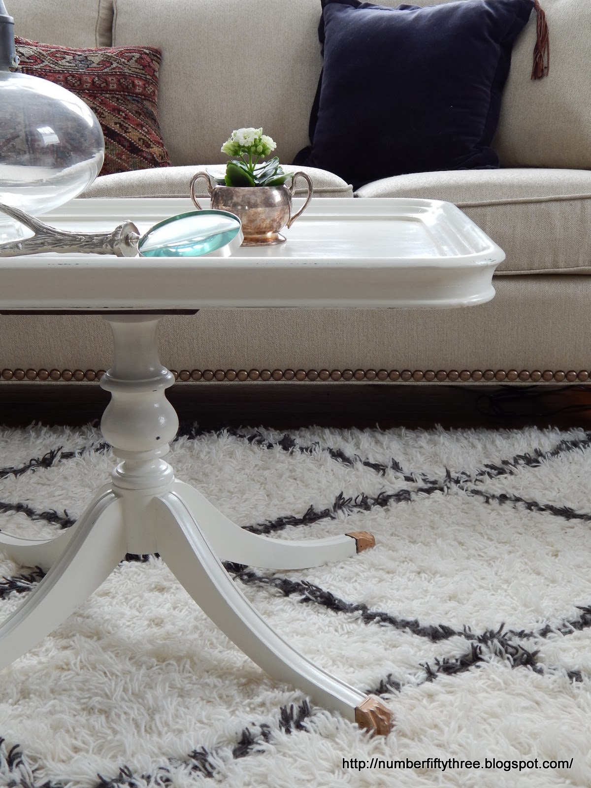 Number Fifty-Three: Antique White Coffee Table