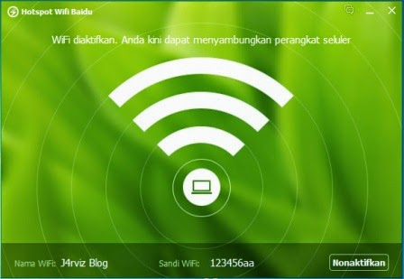 Mengubah Laptop Menjadi Wifi Hotspot Dengan Baidu PC Faster