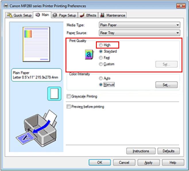 Como imprimir calidad optima en impresoras Canon es.Rellenado