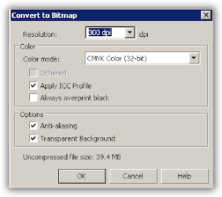 convert to bitmap