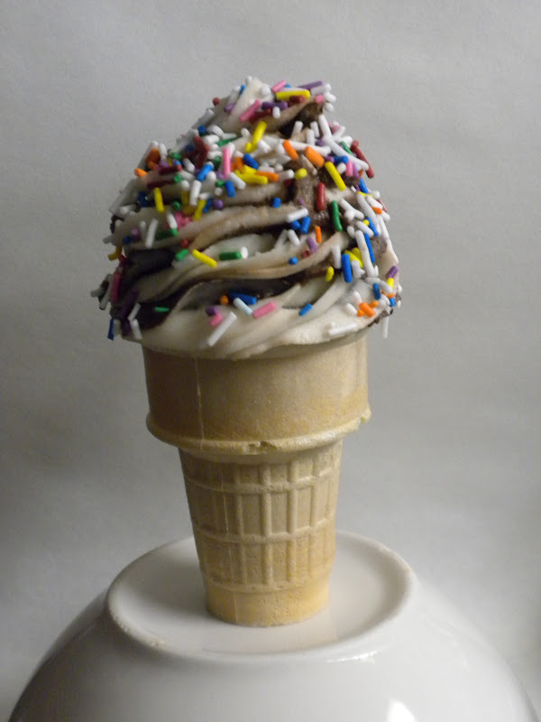 Baker in the Basement Soft Serve Twist Ice Cream Cone Cupcakes