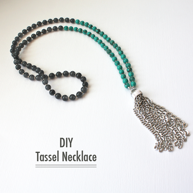 christina williams DIY Tassel Necklace