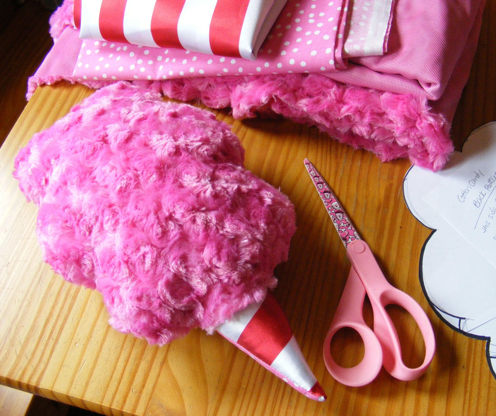 Yesterday's Trash New Handmade... The Cotton Candy Pillow!
