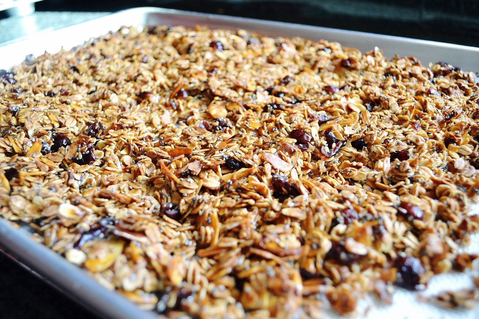 ...with a lil' twist Chia Seed and Agave Granola