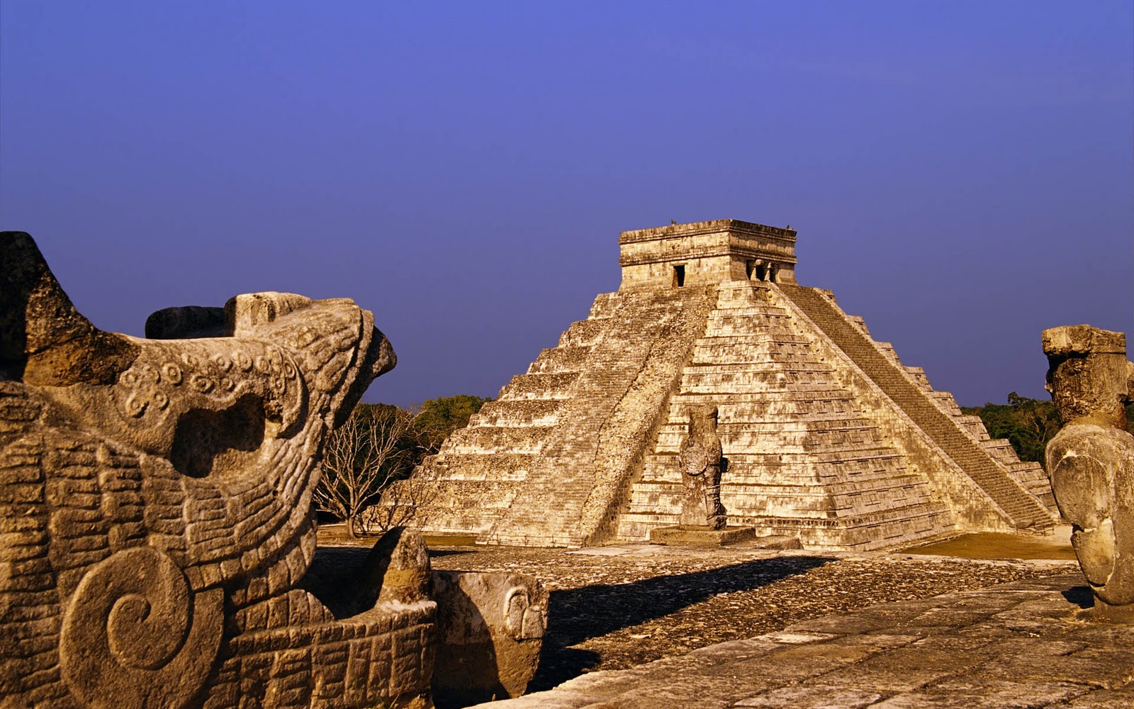 Pyramid of kukulkn chichen itza mexico normal wallpaper - pyramid of kukulkn chichen itza mexico wallpapers