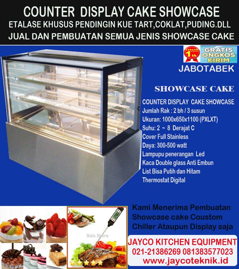 jual showcase cake ready stok