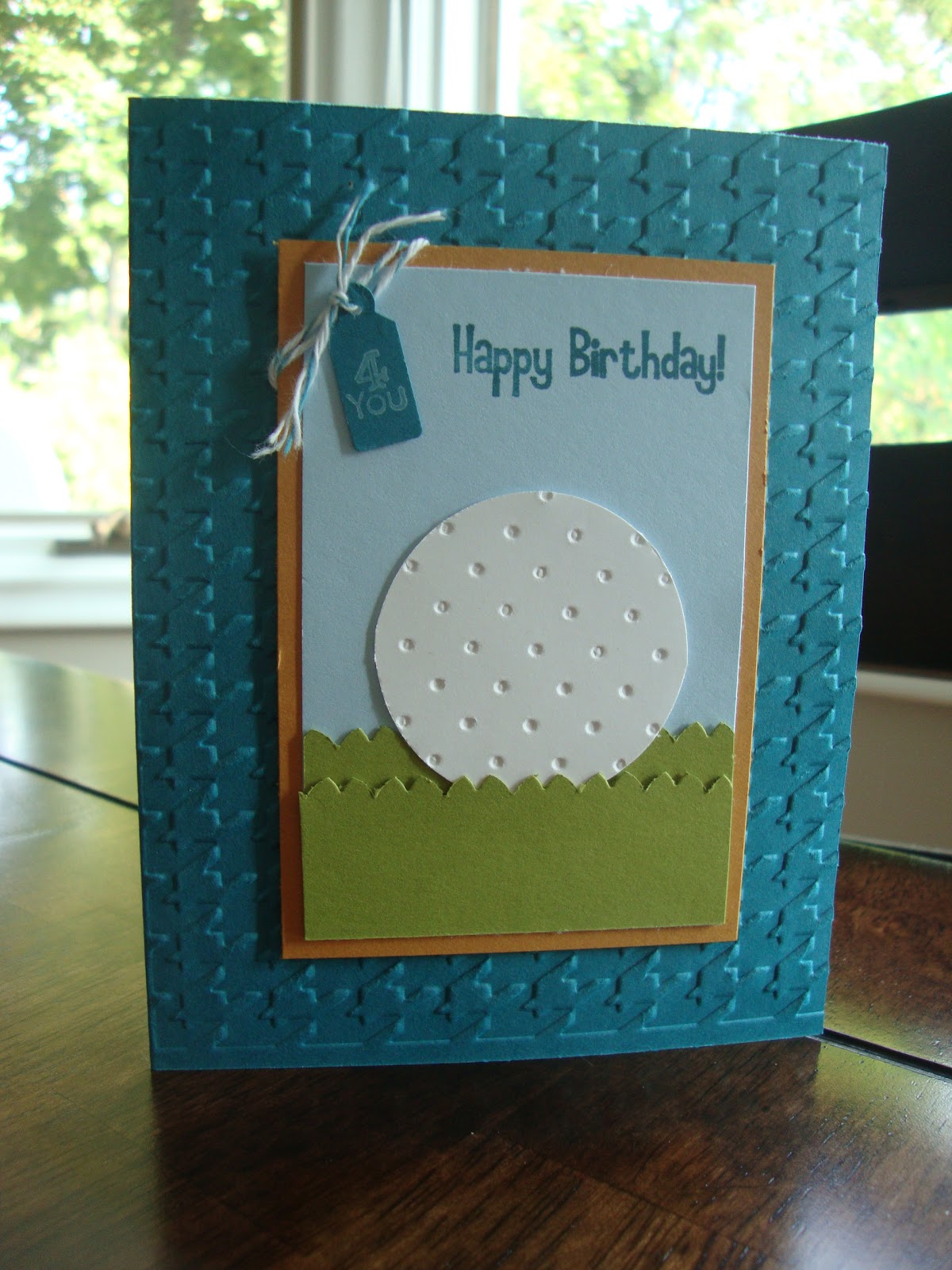 Stamp with Tammy Masculine Golf Card