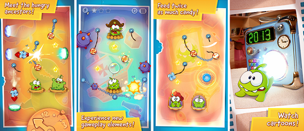 Cut the Rope: Time Travel - Screenshots Download Cut the Rope: Time Travel for Android, iPhone and iPad