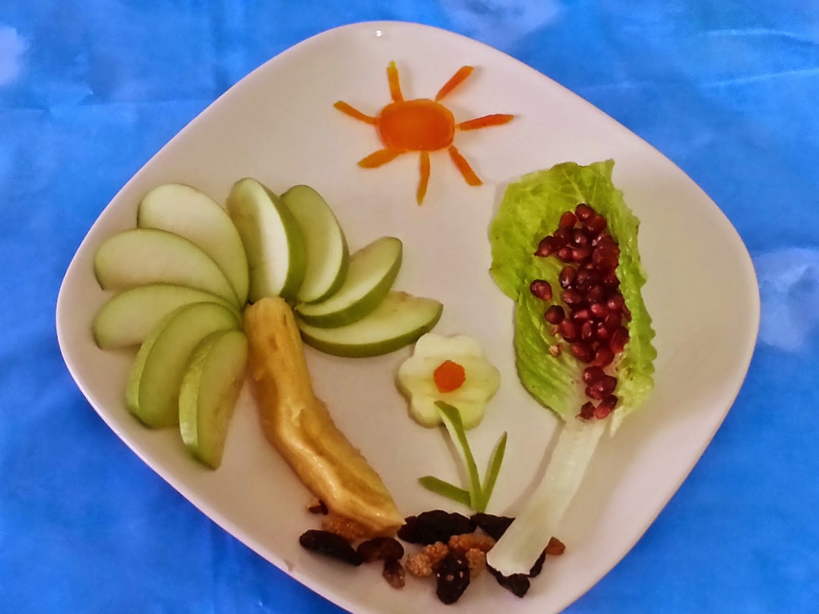 Çocuklar İçin Meyve Tabağı Çocuklar İçin Meyve Tabağı