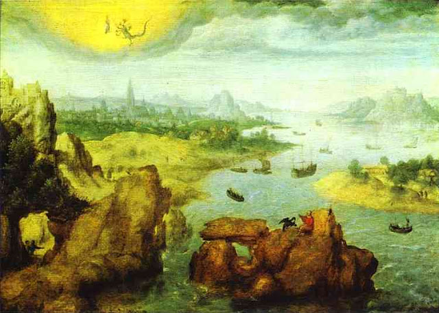 João Evangelista na ilha de Patmos escrevendo o Apocalipse João Evangelista na ilha de Patmos escrevendo o Apocalipse
