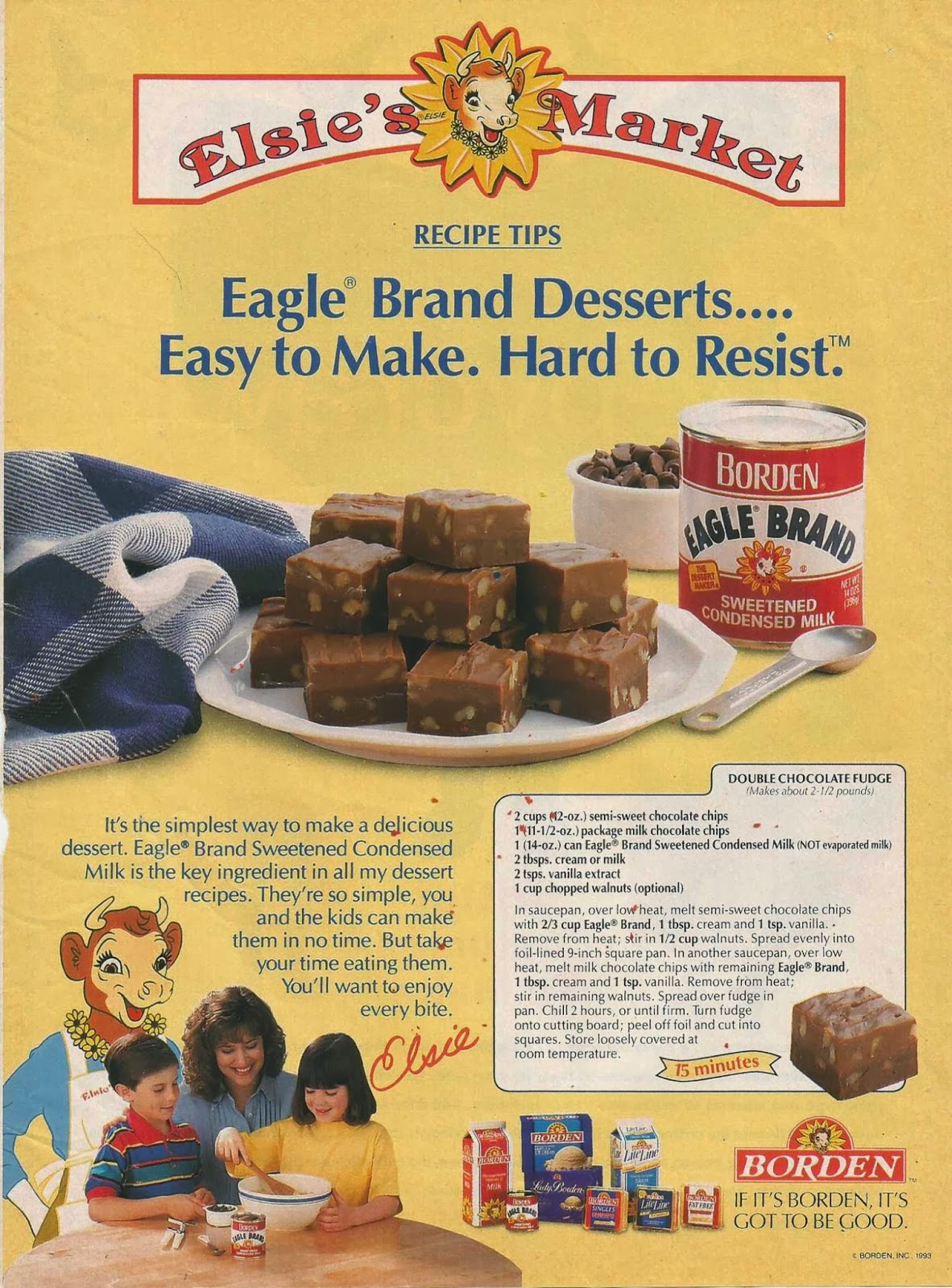 Aunt B Simply Living Elsie The Borden Cow Double Chocolate Fudge