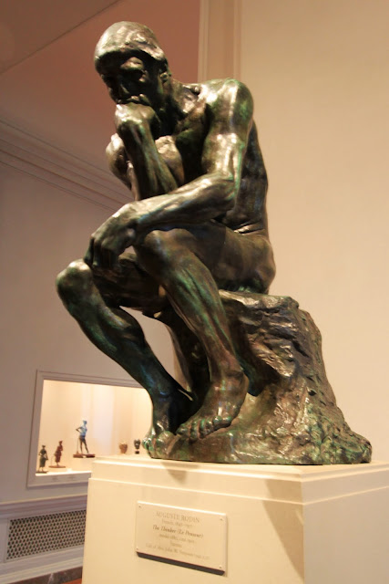 The Thinker statue at National Gallery of Art in Washington DC, USA The Thinker statue at National Gallery of Art in Washington DC, USA