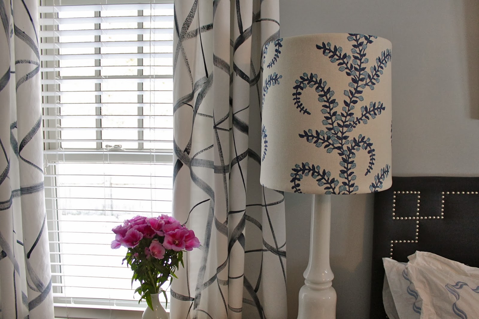 Gorgeous Shiny Things Painted Geometric Drapes