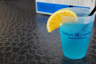 Hilton Sandestin Blue Cocktail 