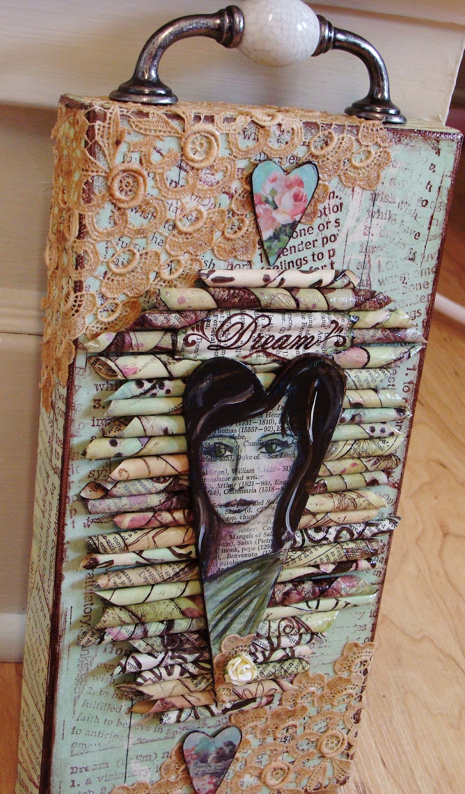 My Art Journal Summer of ColorWeek 2Mint Chocolate Chip!