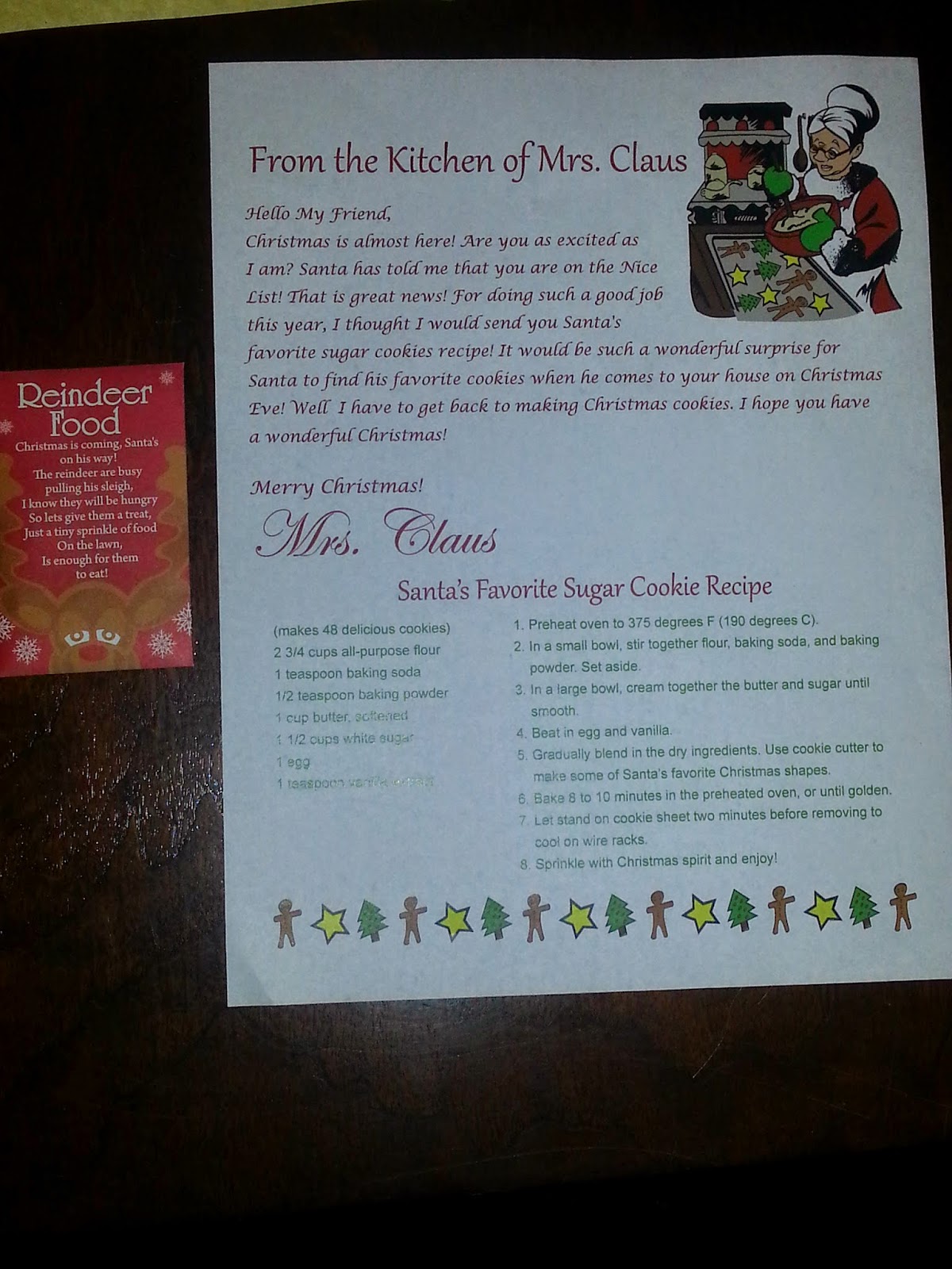 up letter with food sealed by santa review s block up letter with food sealed by santa review s block