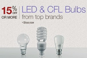 LED & CFL Bulbs From Top Brands - Get 15% to 43% Off