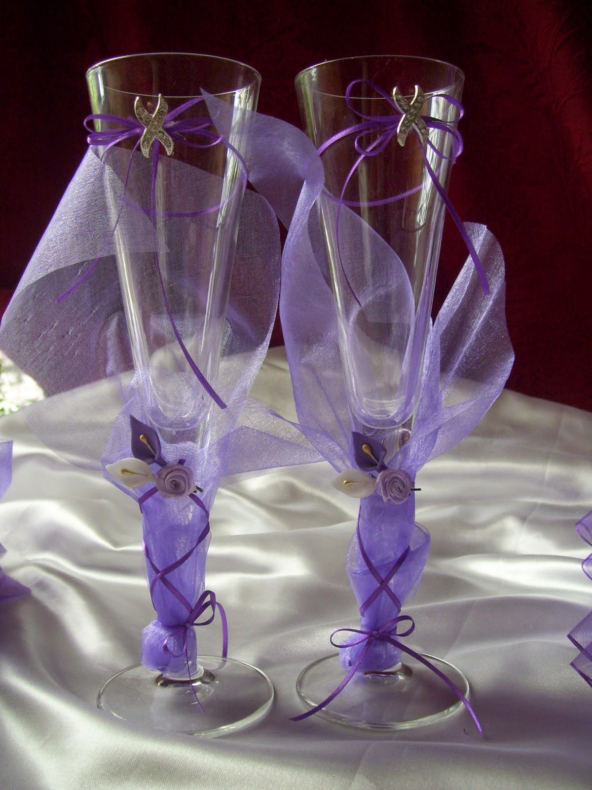 Púrpura Decoración de boda Púrpura Decoración de boda