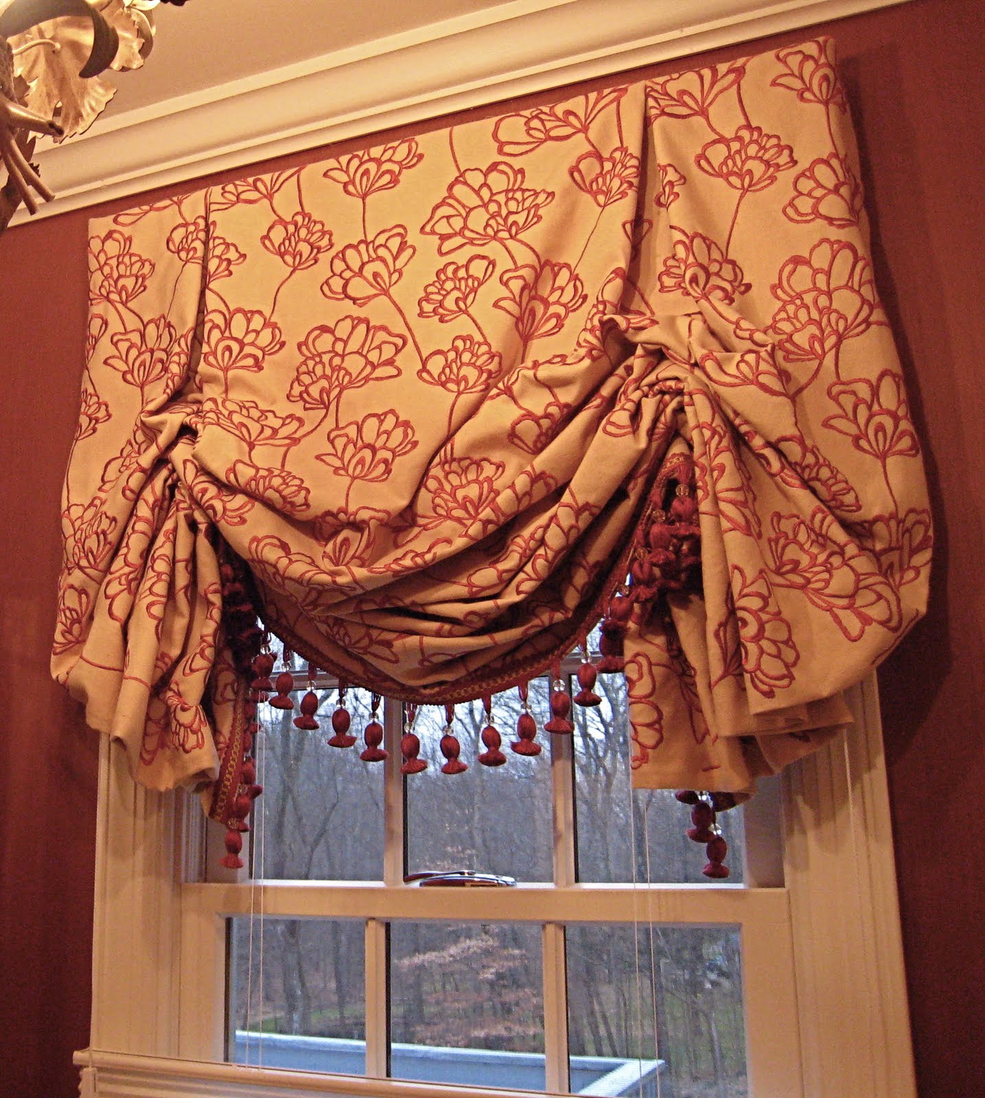 Leatherwood Design Co Gathered London shade valances