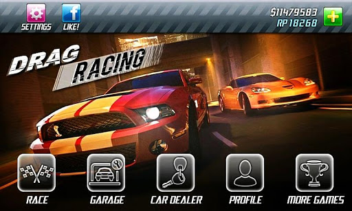 تحميل لعبة سيارات لجهاز الاندرويد Drag Racing مجانا DragRacing+1