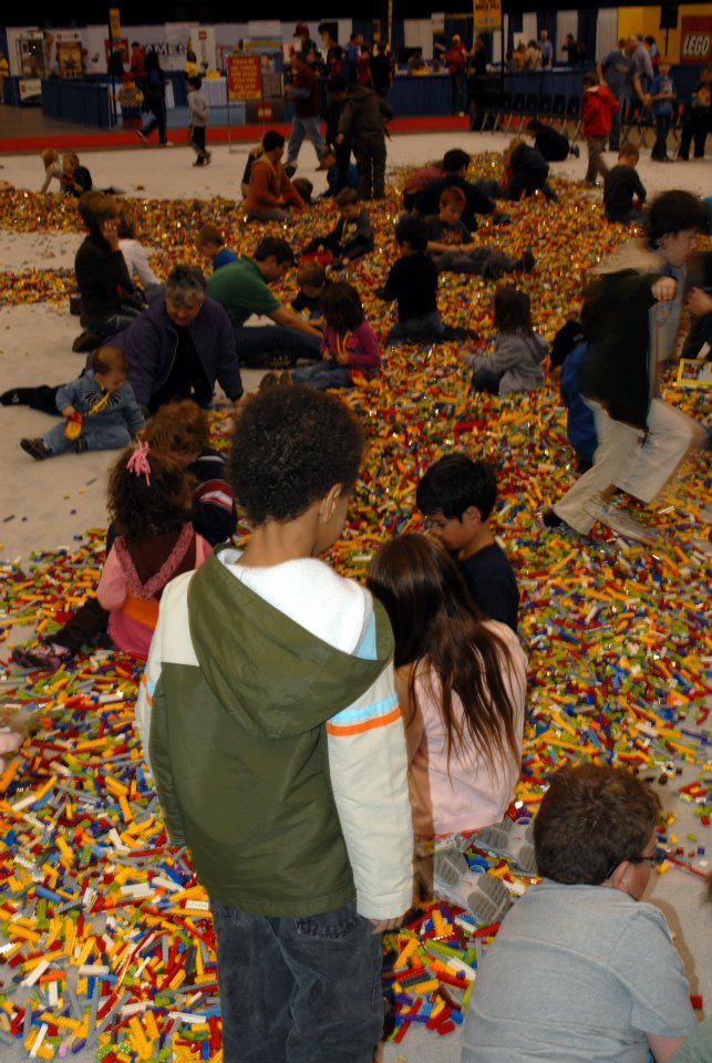 Pictures from Lego KidsFest Cleveland 2011 @mryjhnsn | pile of Legos