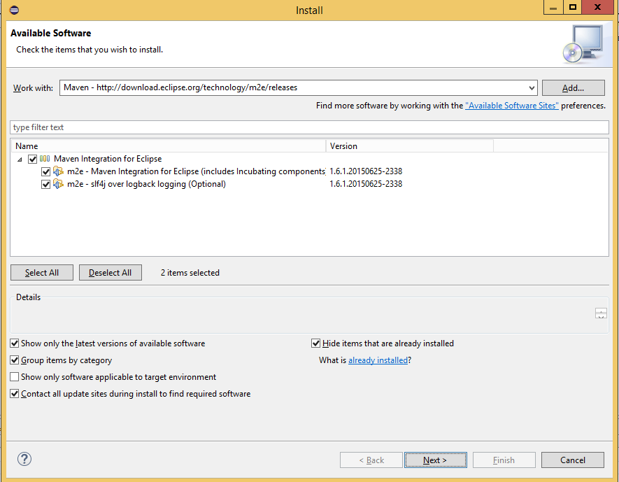 Download Eclipse and install Maven – Eclipse Plugin - Right QA