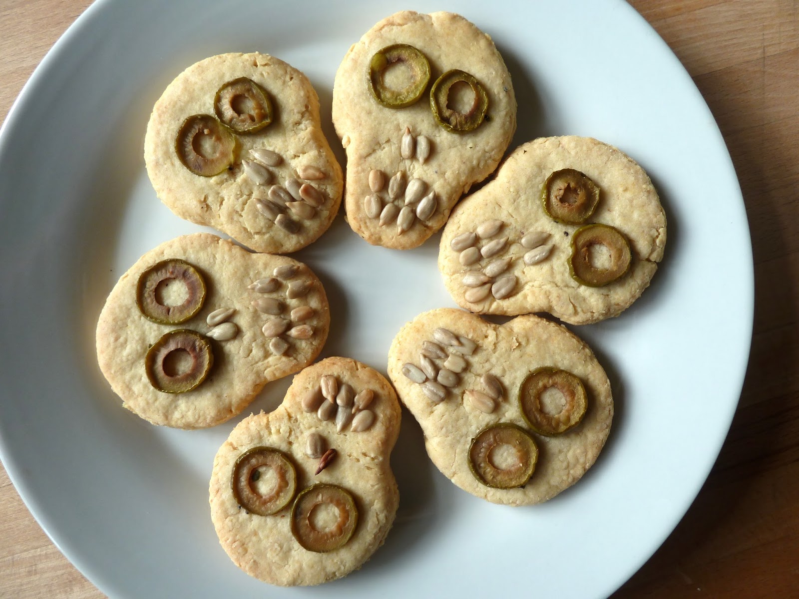 Flicking the Vs Cheesy vegan skull crackers for Hallowe'en