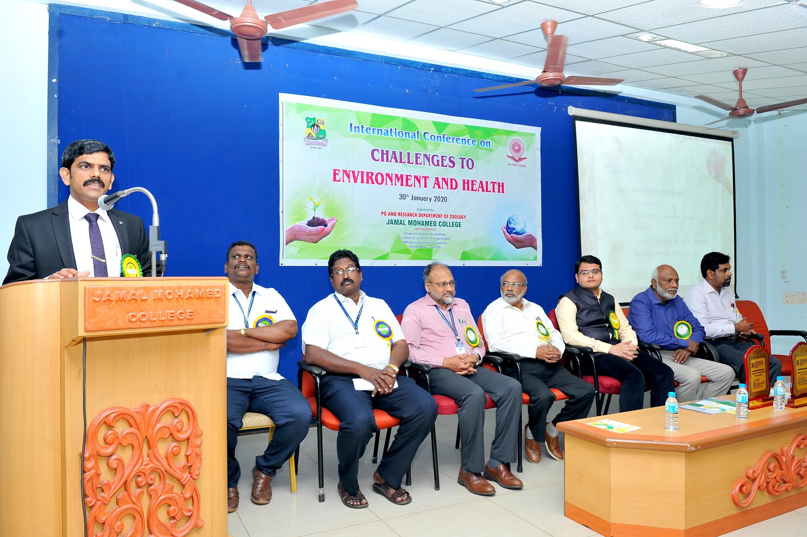 J Francis Borgio Delivers inaugural address, International Conference on Environment and Health