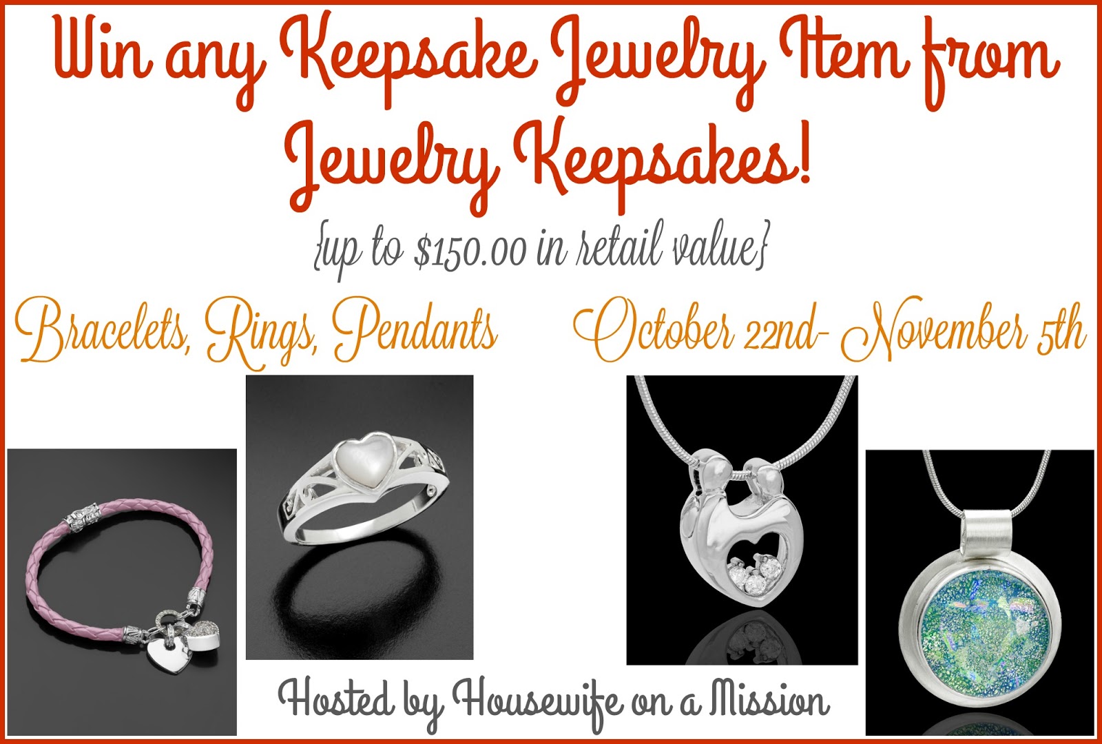 Jewelry Keepsake Sweepstakes ARV up to 150 11/5