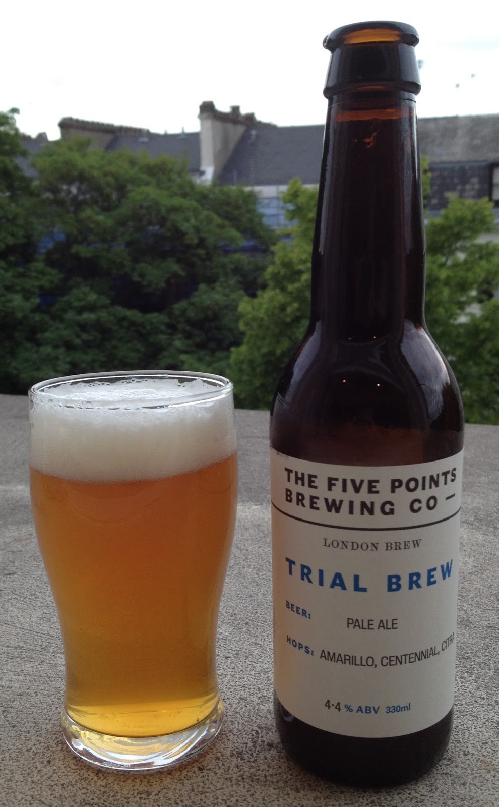 London Beer Guide Beer Tasting The Five Points Brewing Co. Trial Brew