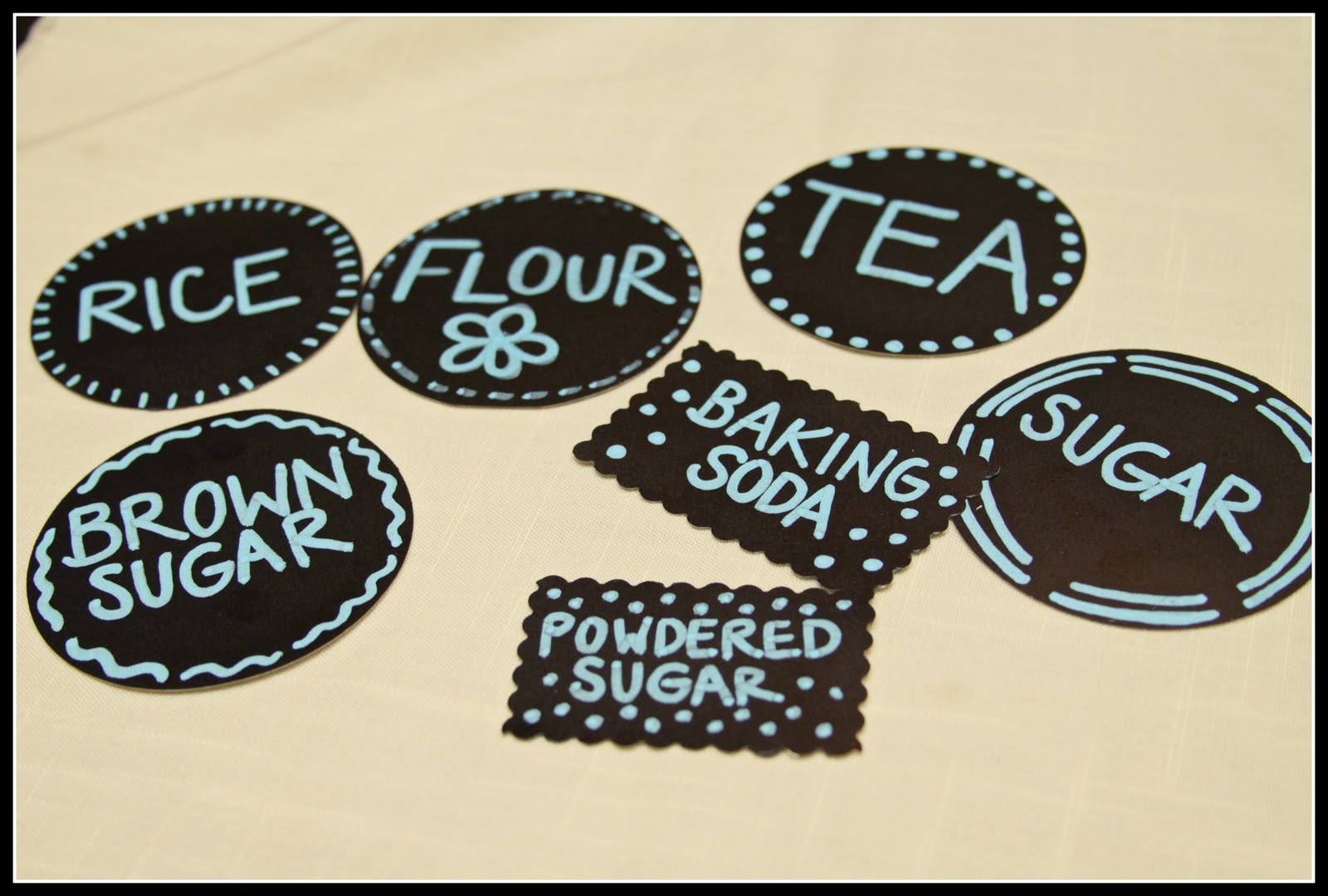 Casa de Luna Creations Chalkboard Pantry Labels