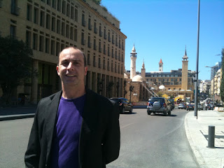 a man standing on a street