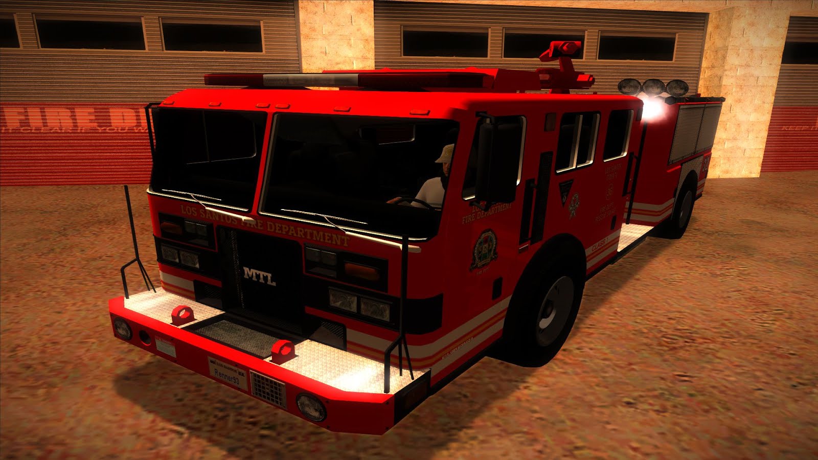 GTA V - MTL Firetruck for GTA SA.