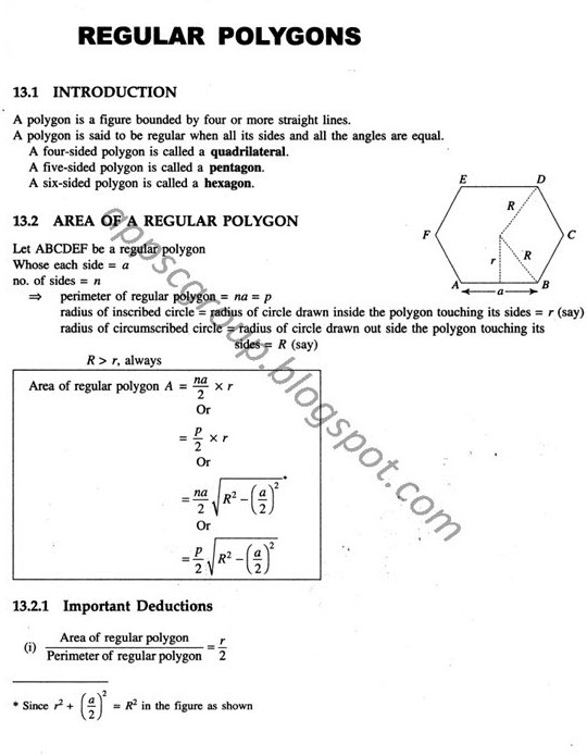 Regular Polygons - for APPSC and Bank PO Exams - Aptitude Part 11 Regular Polygons - for APPSC and Bank PO Exams - Aptitude Part 11