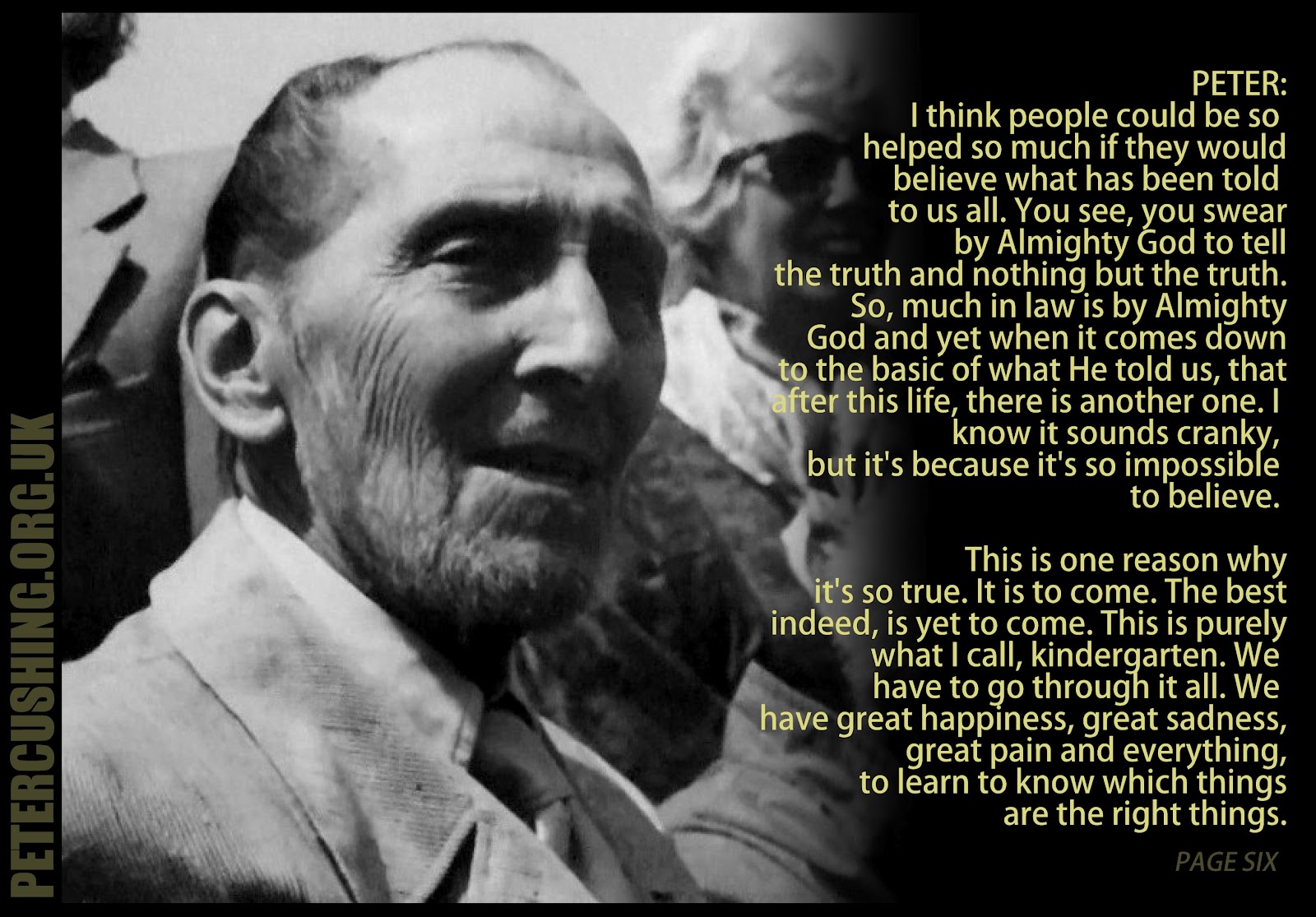 The Black Box Club: HAPPY BIRTHDAY PETER CUSHING: RARE BBC RADIO FOUR