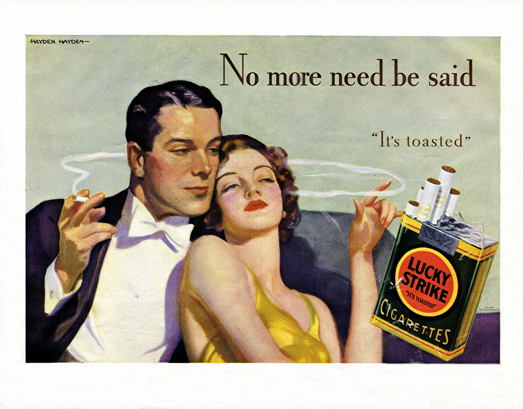 1950s Sailor Smoking Cigar