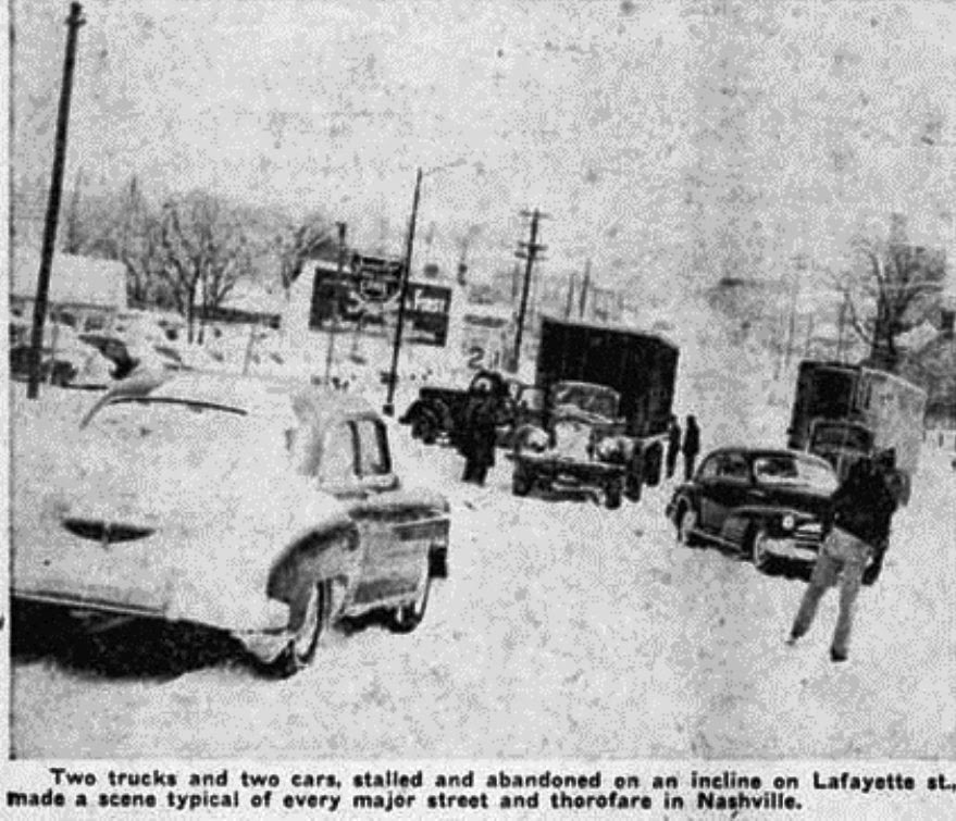 Nashville History Winter in Nashville