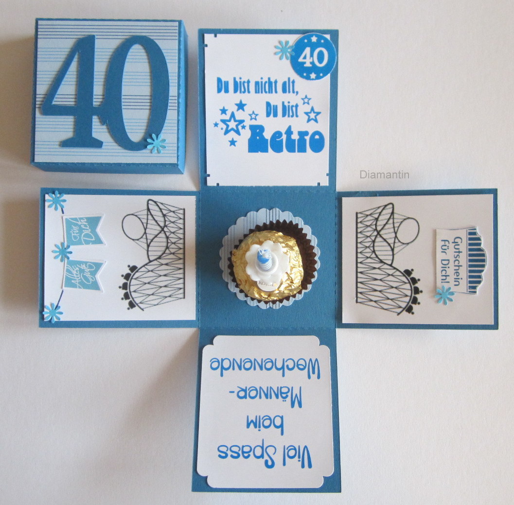 Diamantin´s Hobbywelt Geburtstagsset zum 40. Geburtstag